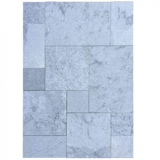 Carrelage en marbre Black Sablé Opus Château