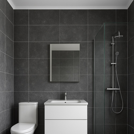 Carrelage en marbre Black Vieilli 40,6 x 61