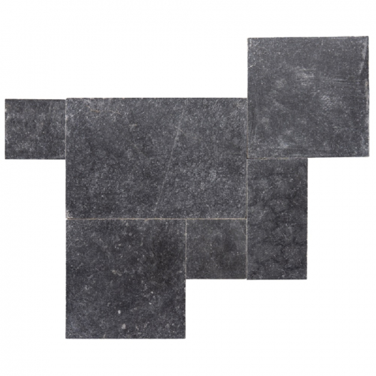 Carrelage en marbre Black Vieilli Opus Château