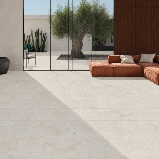 Carrelage en pierre Royal sablé brossé