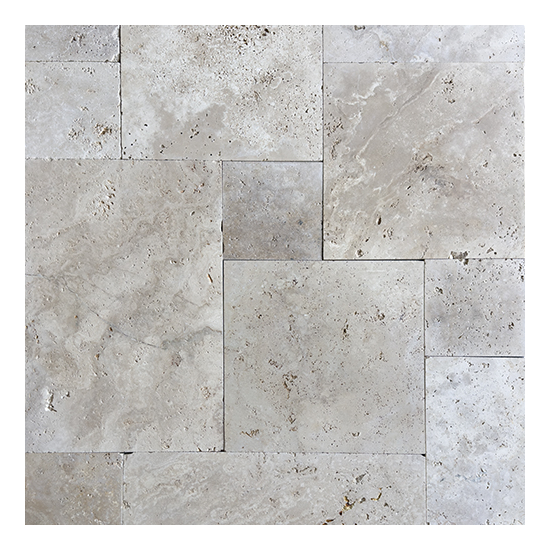 Carrelage Travertin Standard Light vieillie 