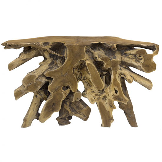 Console en racine de teck