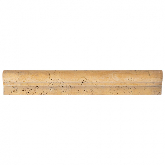 Corniche en Travertin Jaune Golden