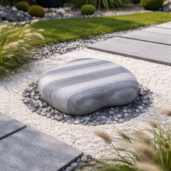 Galet de décoration en marbre Pyjama