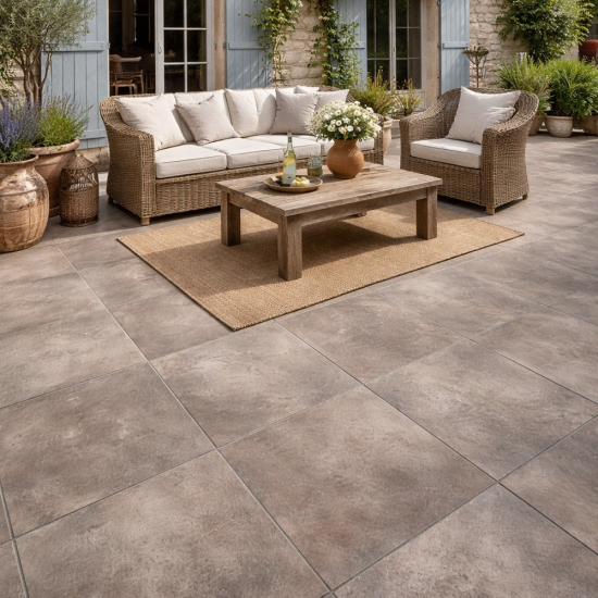 Grès Cérame Anzio Brown ép.2 cm