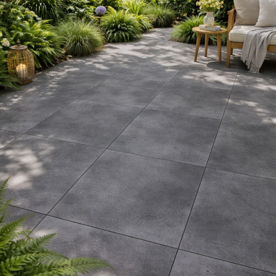 Grès Cérame Triest Anthracite ép.2 cm