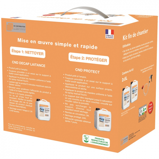 Kit Fin de Chantier Nettoyant et Protection