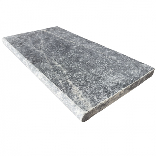 Margelle en Marbre Black Vieilli