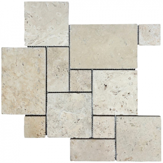 Mosaique travertin opus Puzzle
