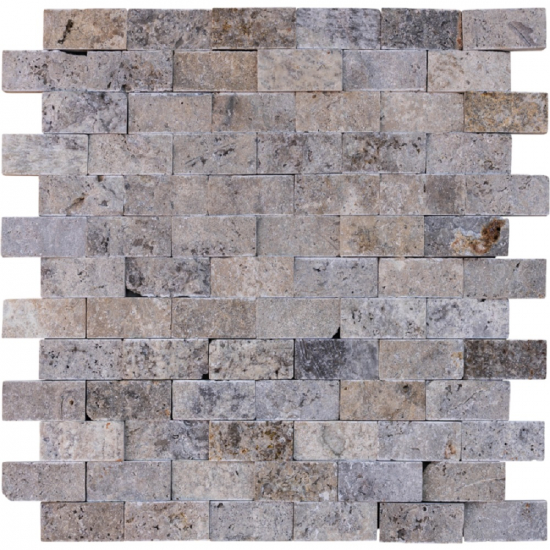 Parement pierre sur filet 2.3x4.8x2.2cm