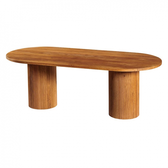 Table repas ovale en chêne huilé Windy
