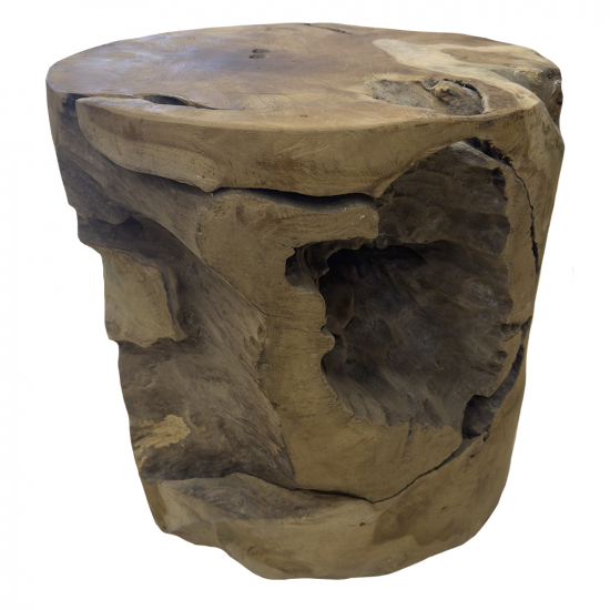 Tabouret en teck