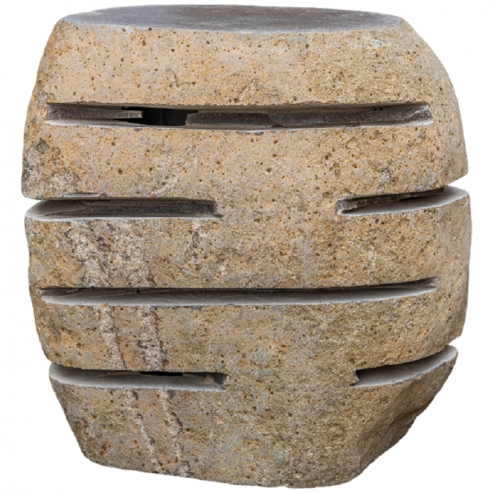 Tabouret lampe en pierre ROC