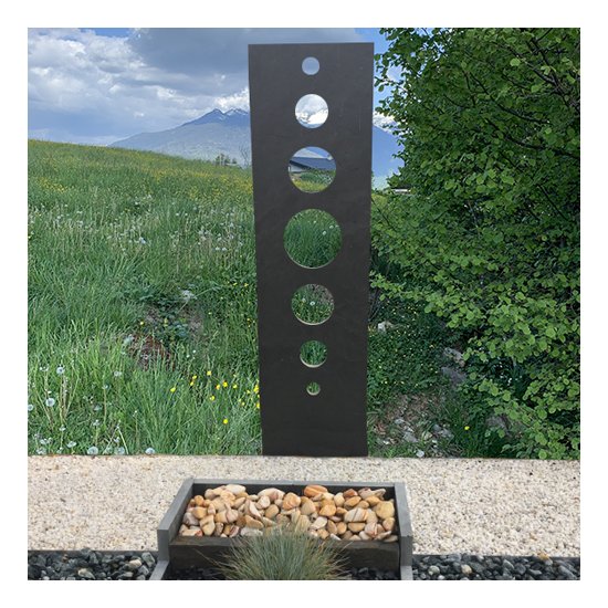 Totem ardoise H 200 cm