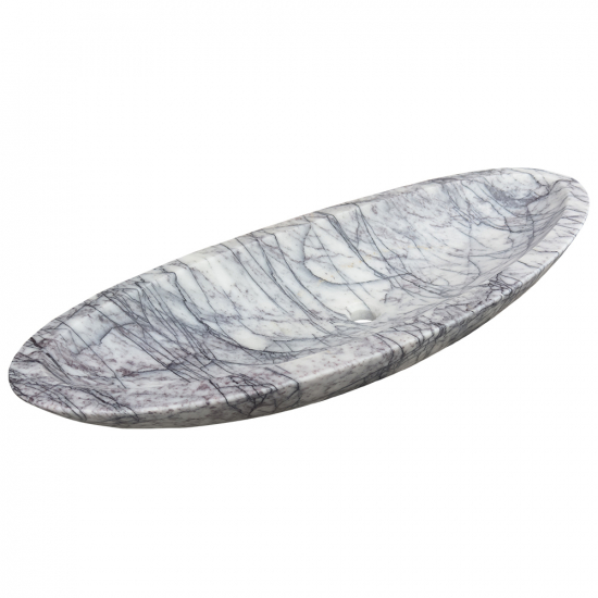 Vasque en marbre Delhi Lila polie