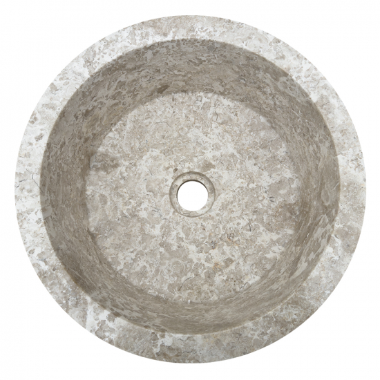 Vasque Livia en marbre strié Beige