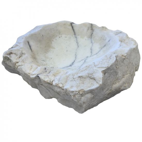Vide poche en marbre blanc n°3