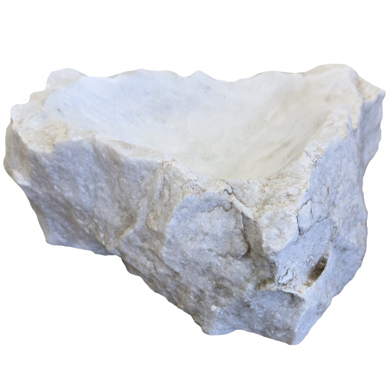 Vide poche en marbre blanc n°4