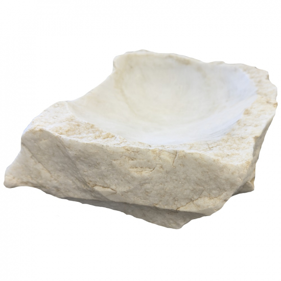 Vide poche en marbre blanc n°5