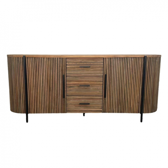 Bahut en Acajou et Teck Maho