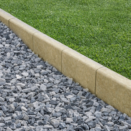 Bordure de jardin en travertin Mix