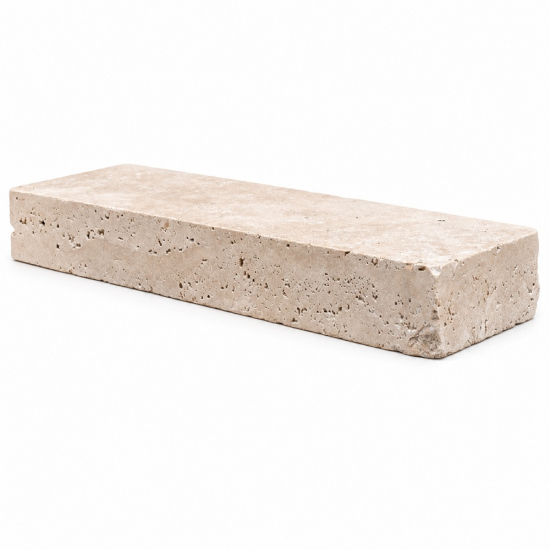 Bordure en travertin Impéria 50 x 15 x 7 cm
