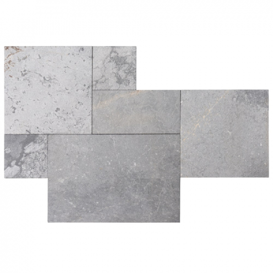 Carrelage en marbre Black Sablé Opus Romain