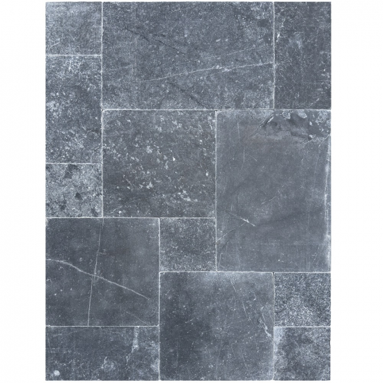 Carrelage en marbre Black Vieilli Opus Romain