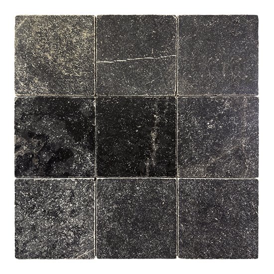 Carrelage en marbre noir