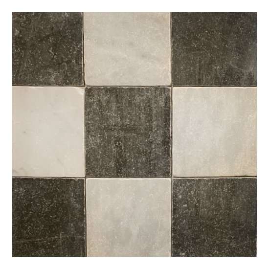 Carrelage en marbre noir