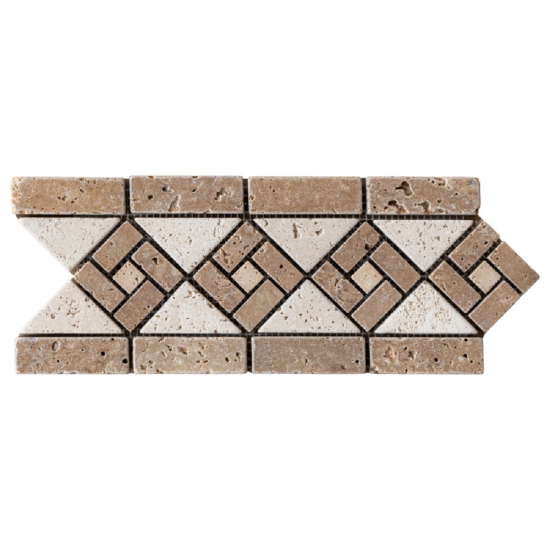 Frise murale spirale Noisette