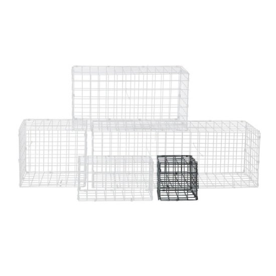 Gabion préassemblé et plié L30 x l30 x H30 cm