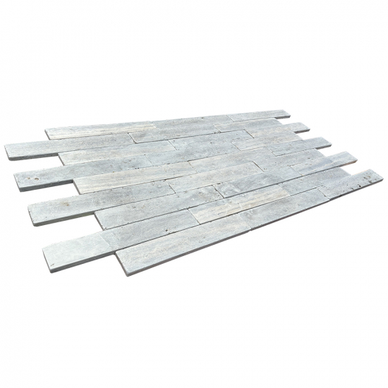 Lot 9,7 m² dallage travertin Silver