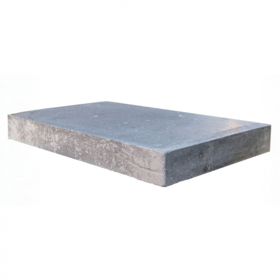 Margelle en marbre Sahara Grey bord droit 