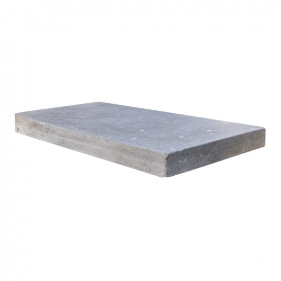 Margelle en marbre Sahara Grey bord droit 