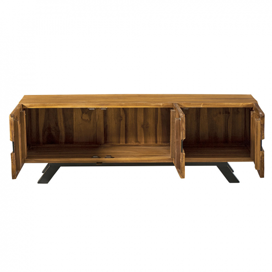 Meuble TV en teck recyclé Colba