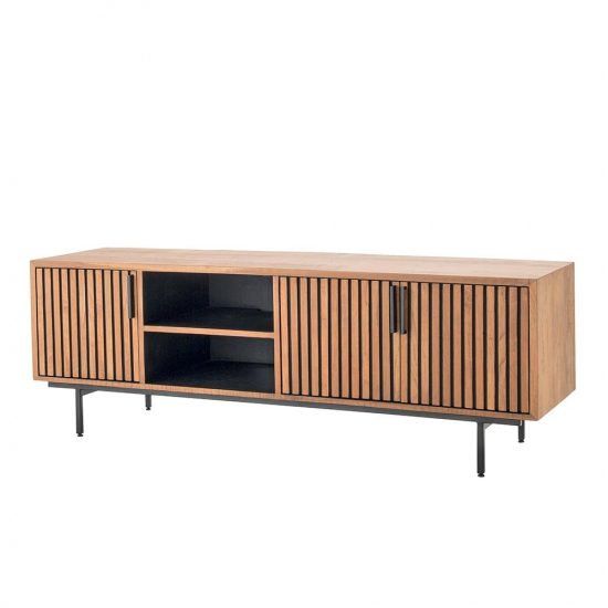 Meuble TV en teck recyclé Opale