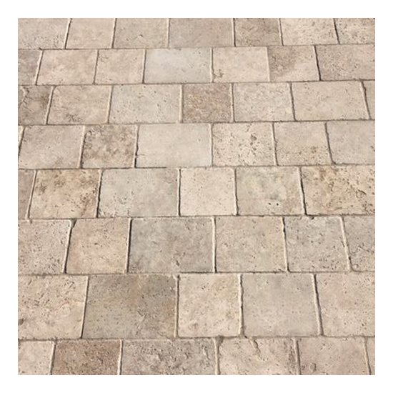 Pavé en travertin mix ép.3 cm