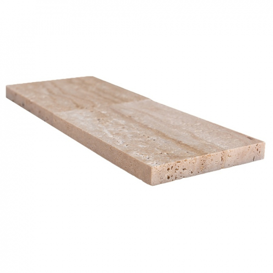 Pavé en travertin Philadelphia Veincut brossé