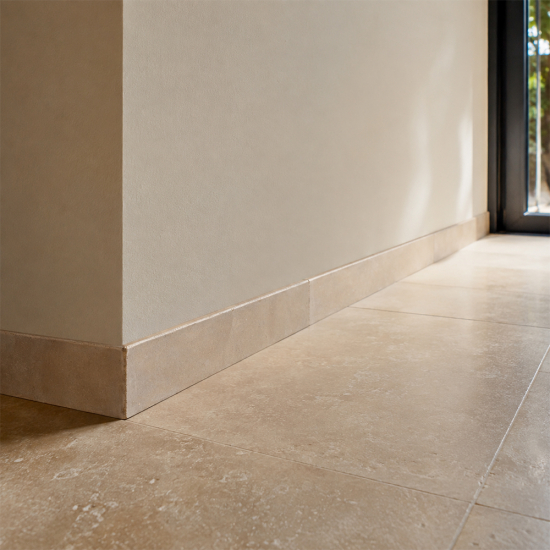 Plinthe en pierre Atlas beige