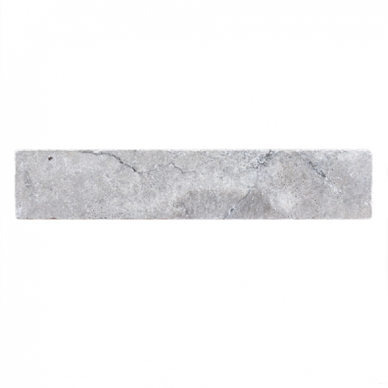 Plinthe travertin Silver vieilli