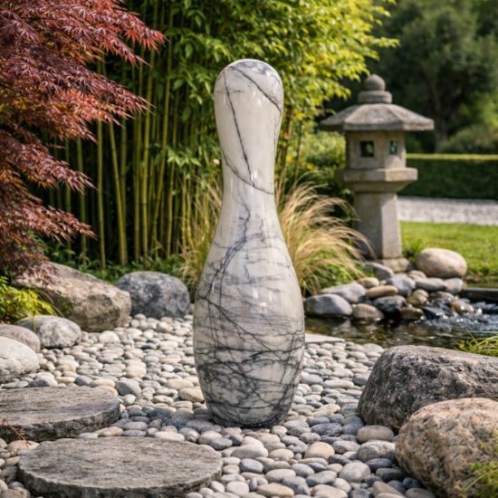 Quille en marbre blanc Delhi