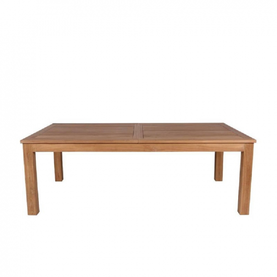 Table de jardin extensible teck massif 12 places