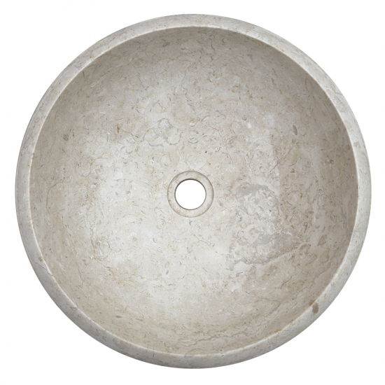 Vasque Carla en marbre poli Beige