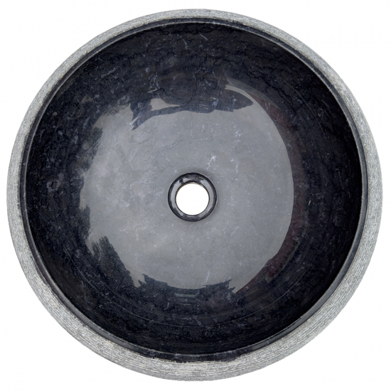 Vasque Carla en marbre strié Noir 