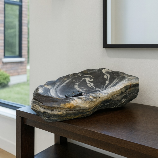 Vide poche en marbre noir n°3