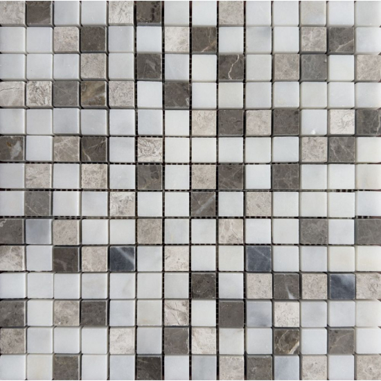 Mosaïque en marbre 3 couleurs