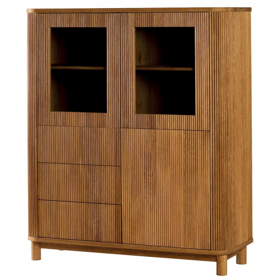 Buffet haut en chêne huilé Windy