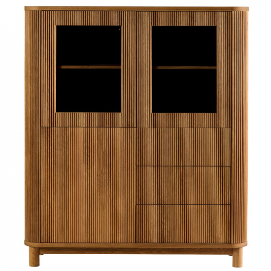 Buffet haut en chêne huilé Windy