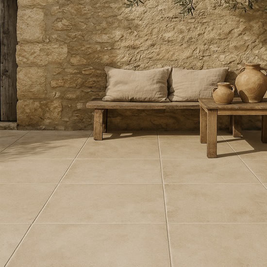 Carrelage en grès cérame Ivory